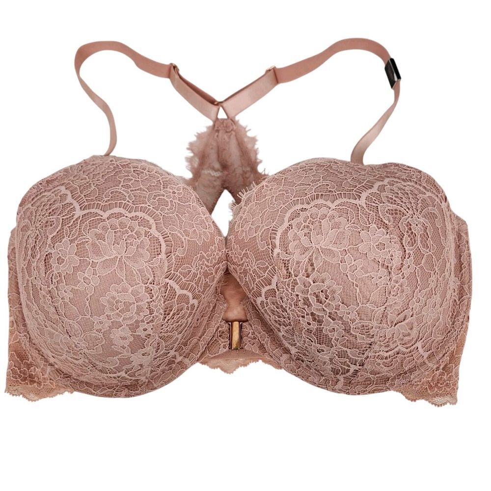 VICTORIA'S SECRET Dream Angels Lined‎ Demi Bra 34DDD Front Close